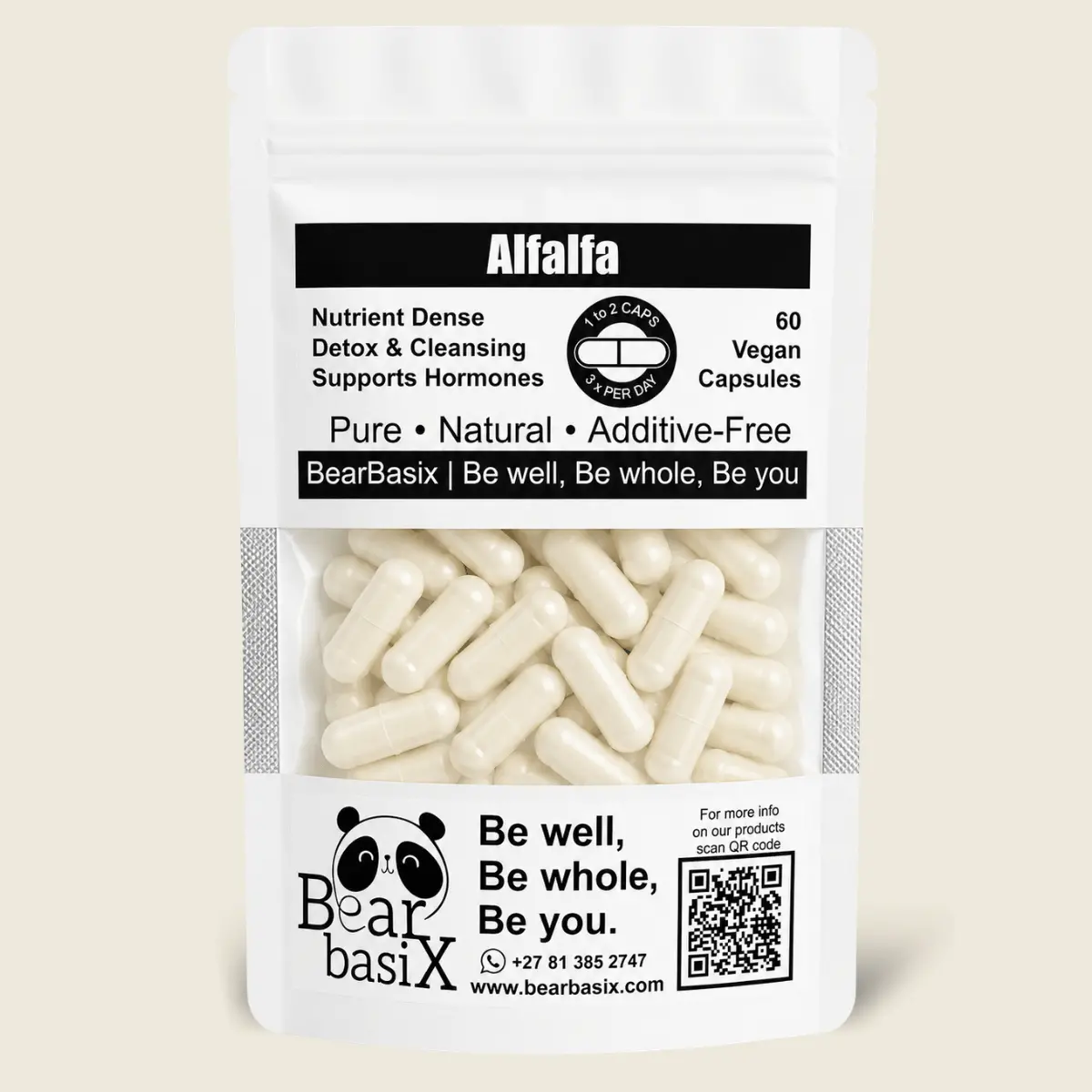 BearBasix Alfalfa supplement capsules