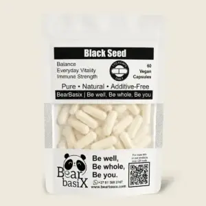BearBasix Black Seed supplement capsules