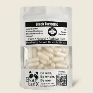 BearBasix Black Turmeric supplement capsules