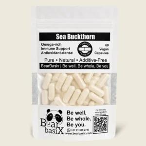 BearBasix Sea Buckthorn supplement capsules